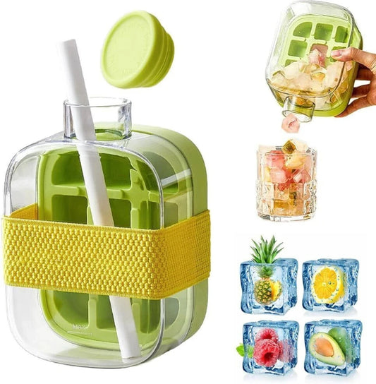 Ice Cube Mold Water Bottle